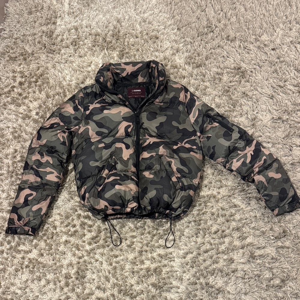 Ciso Camouflage Puffer Jacket